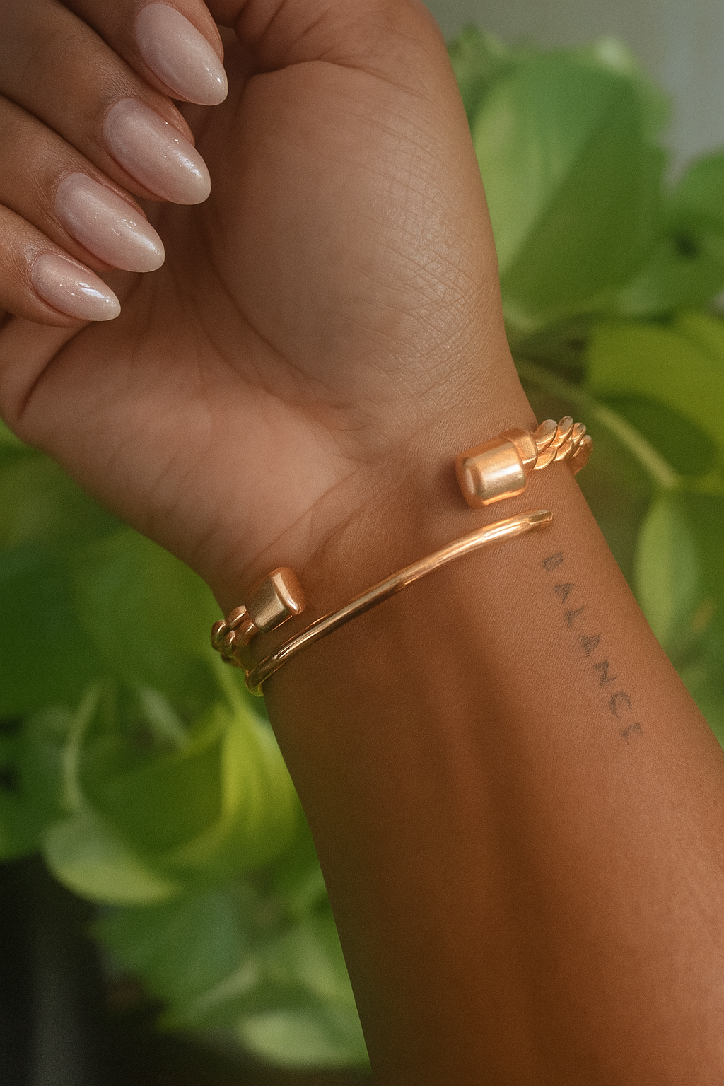 Rooted Balance Copper Cuff Bracelet