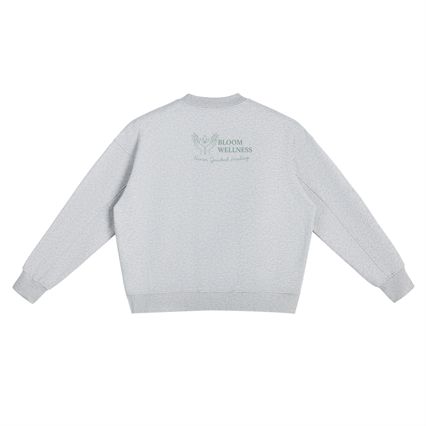 “Good Vibes” Fleece Side Slit Crewneck Sweatshirt