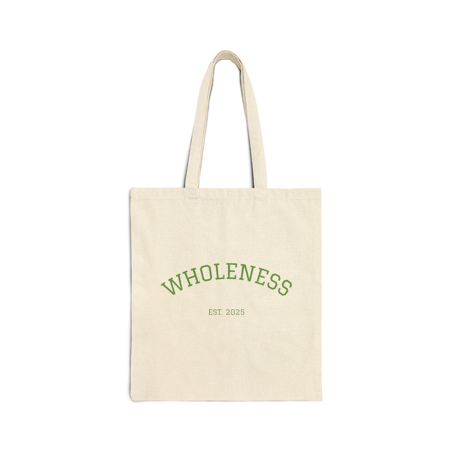 Bloom Wellness Cotton Canvas Tote Bag | Eco-Friendly Shopping Bag