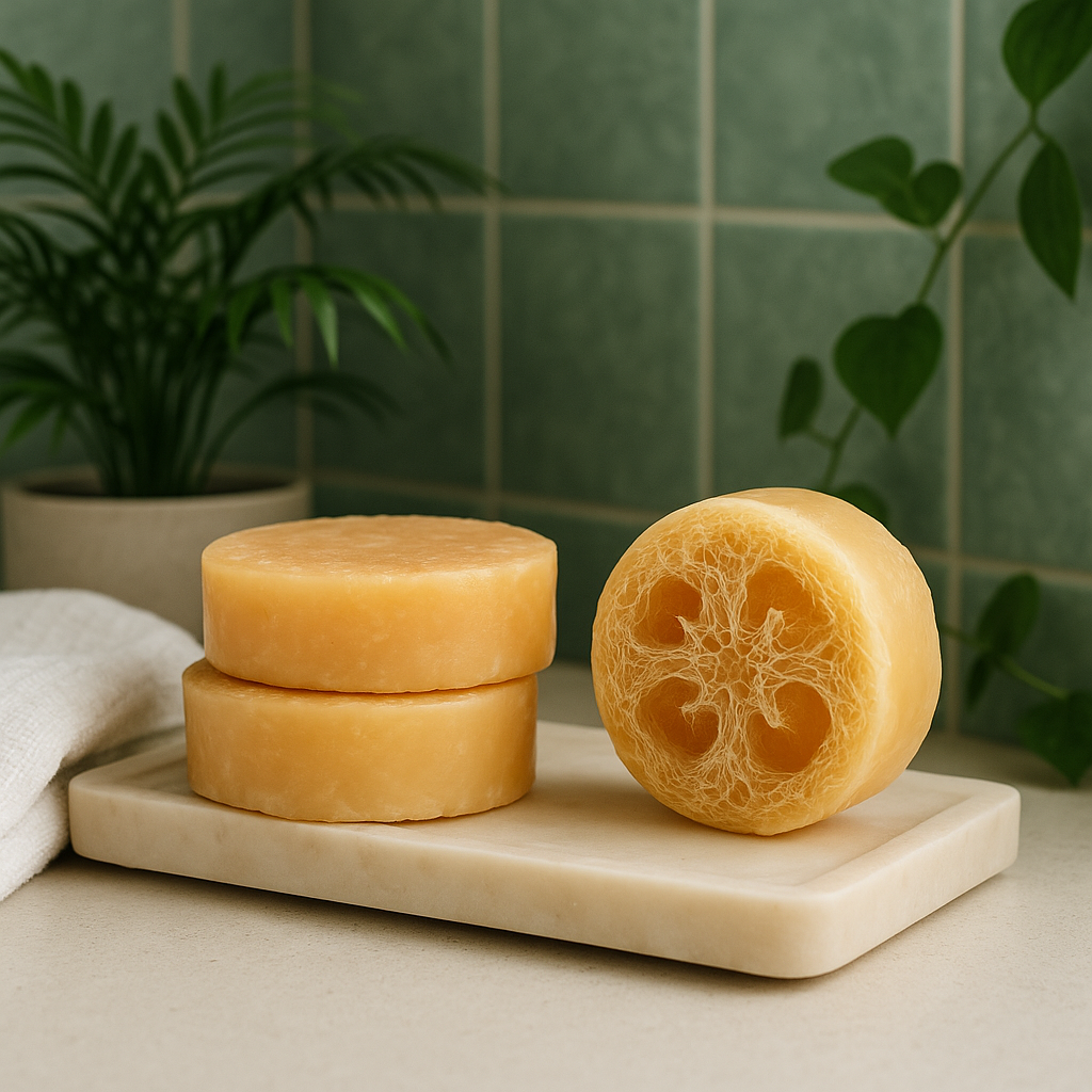 Herbal Loofah Exfoliating Bar